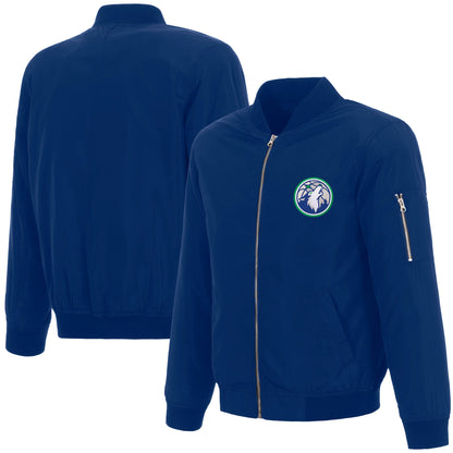 Minnesota Timberwolves Nylon Bomber Jacket
