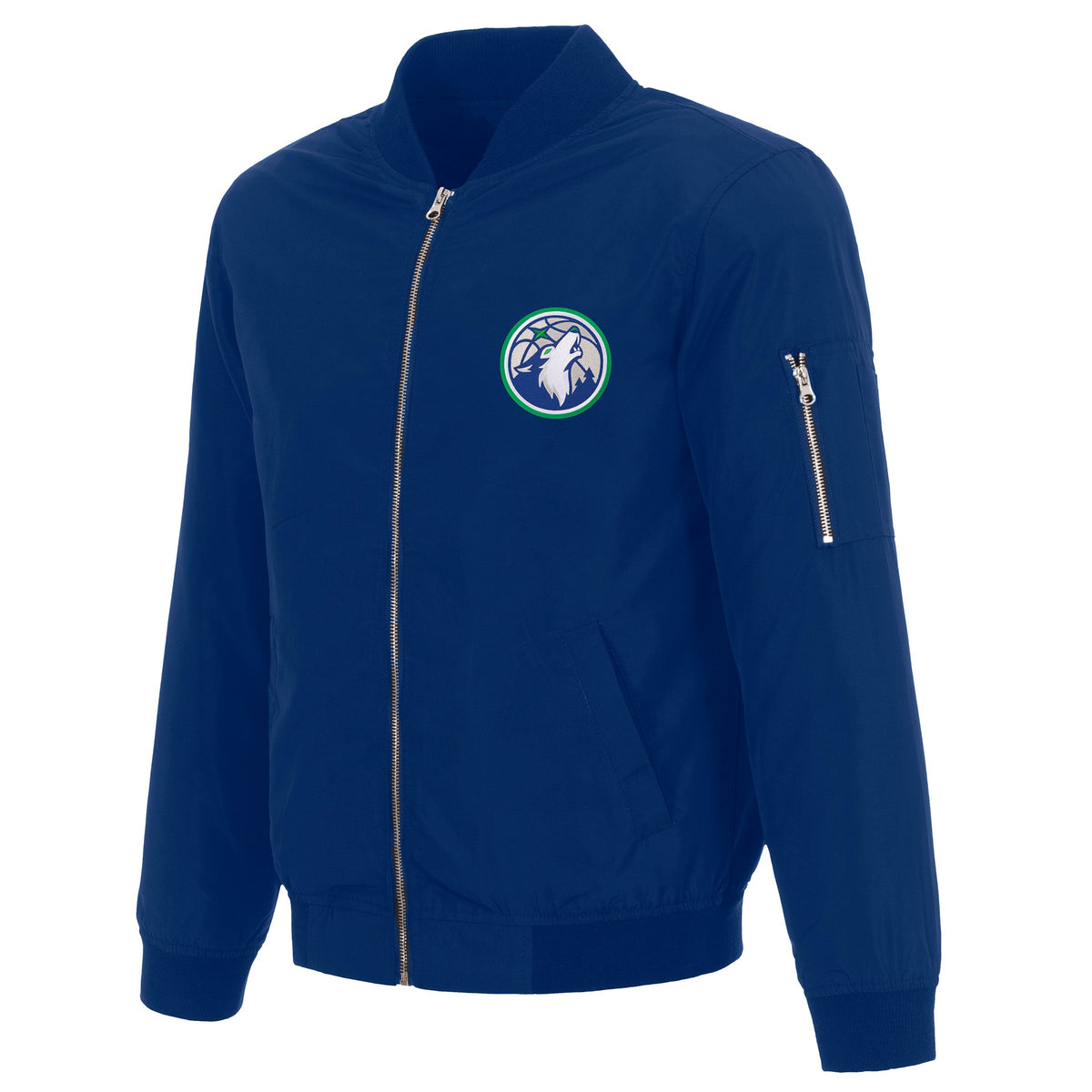 Minnesota Timberwolves Nylon Bomber Jacket