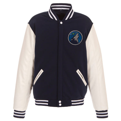 Minnesota Timberwolves Reversible Varsity Jacket