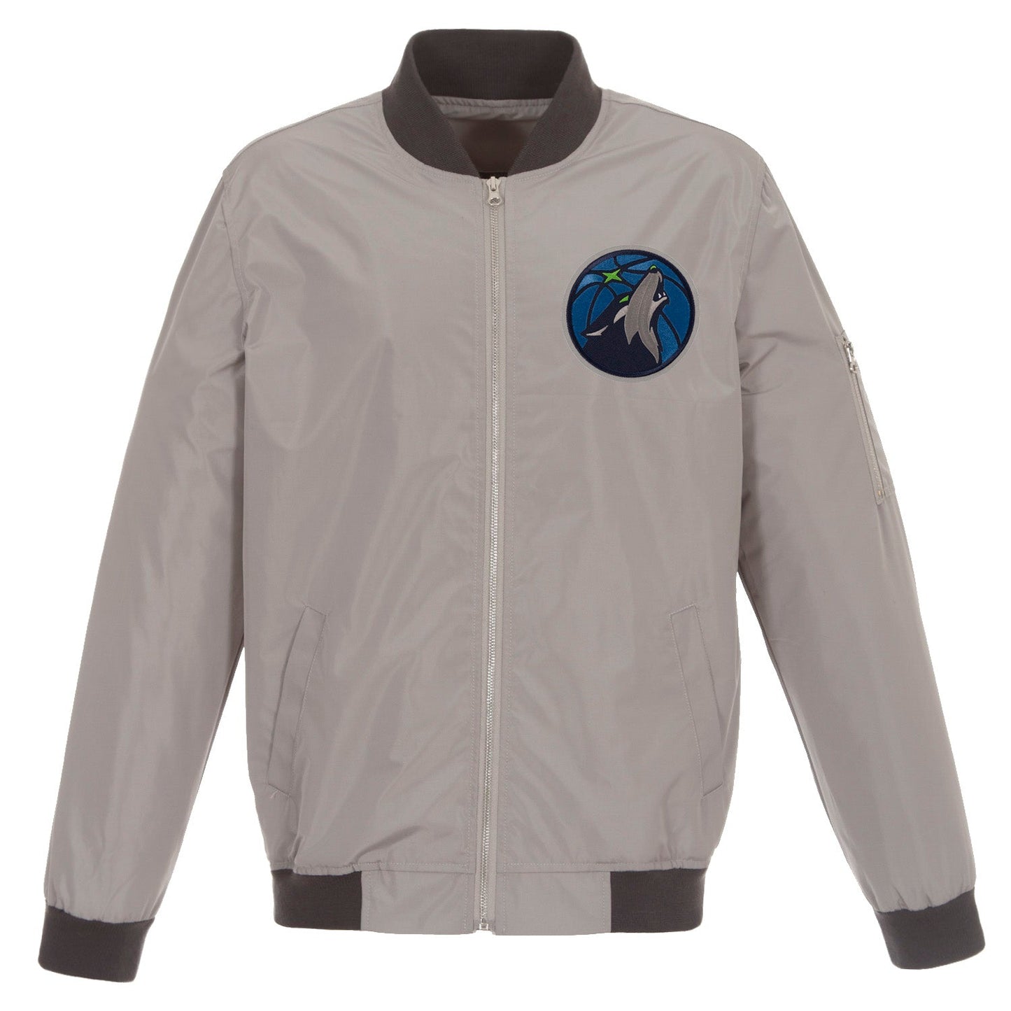 Minnesota Timberwolves Nylon Bomber Jacket