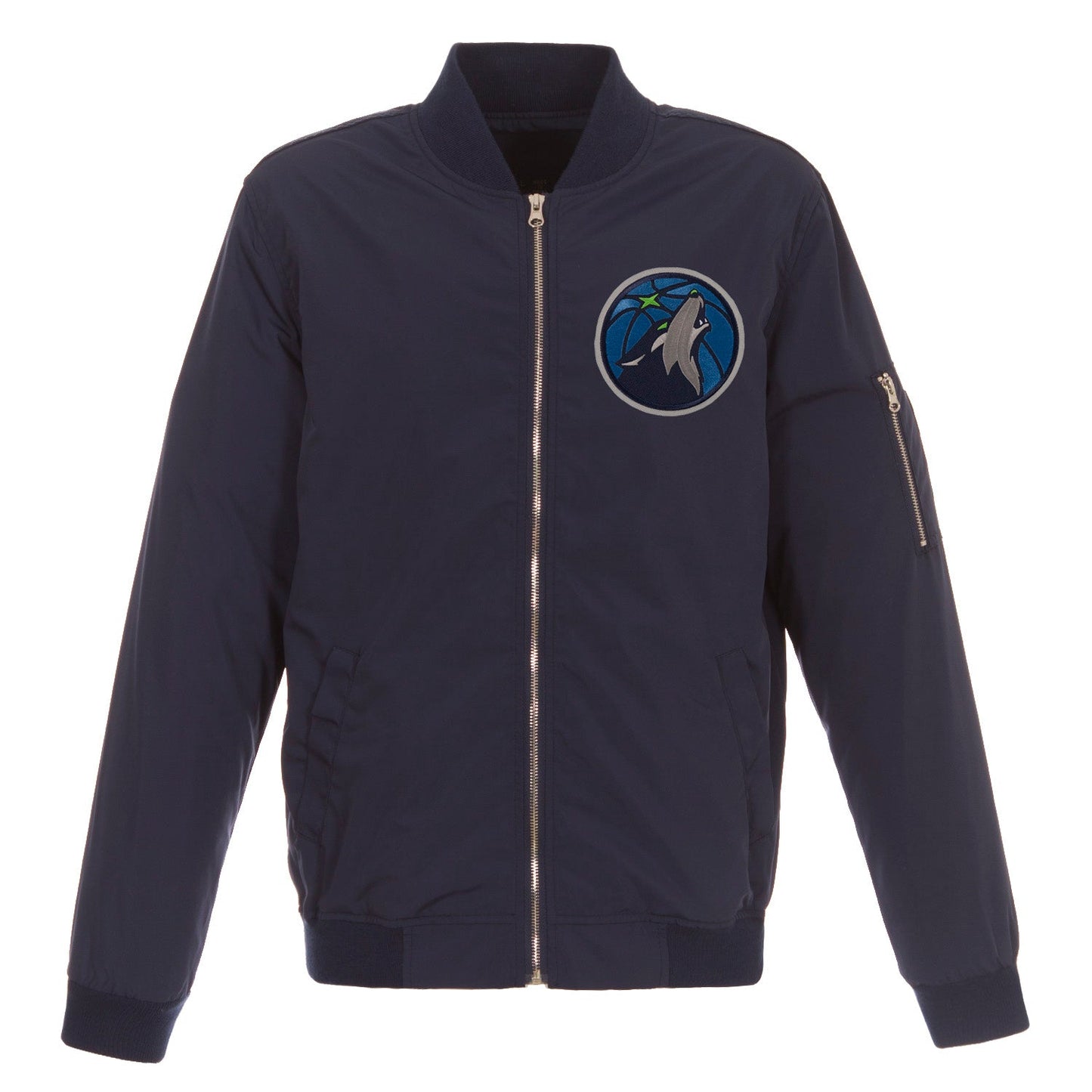 Minnesota Timberwolves Nylon Bomber Jacket