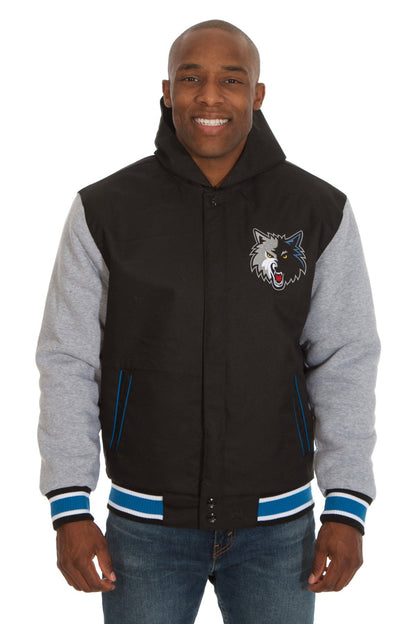 Minnesota Timberwolves Reversible Poly-Twill Jacket