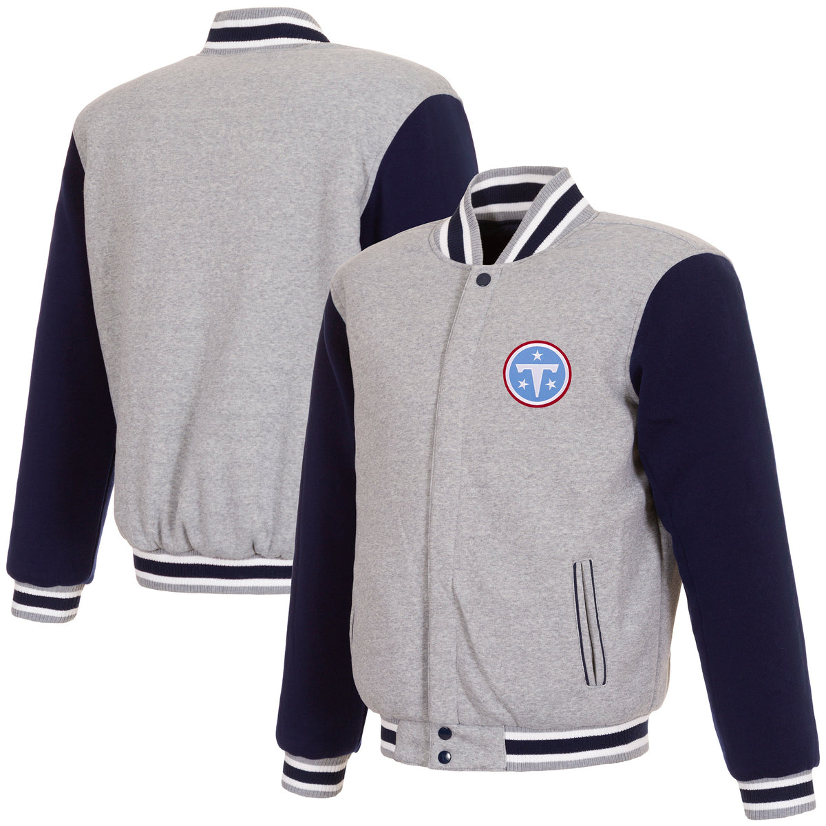 Tennessee Titans Reversible Two-Tone Fleece Jacket