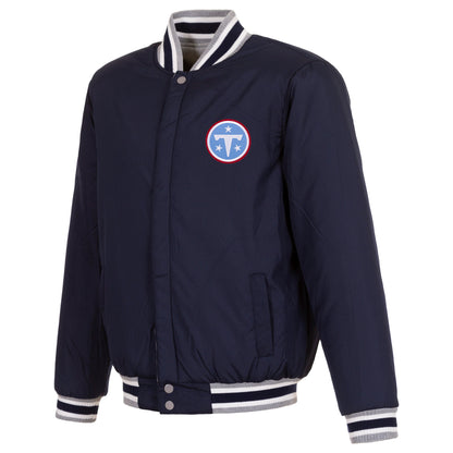 Tennessee Titans Reversible Two-Tone Fleece Jacket