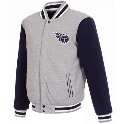 Tennessee Titans Reversible Two-Tone Fleece Jacket