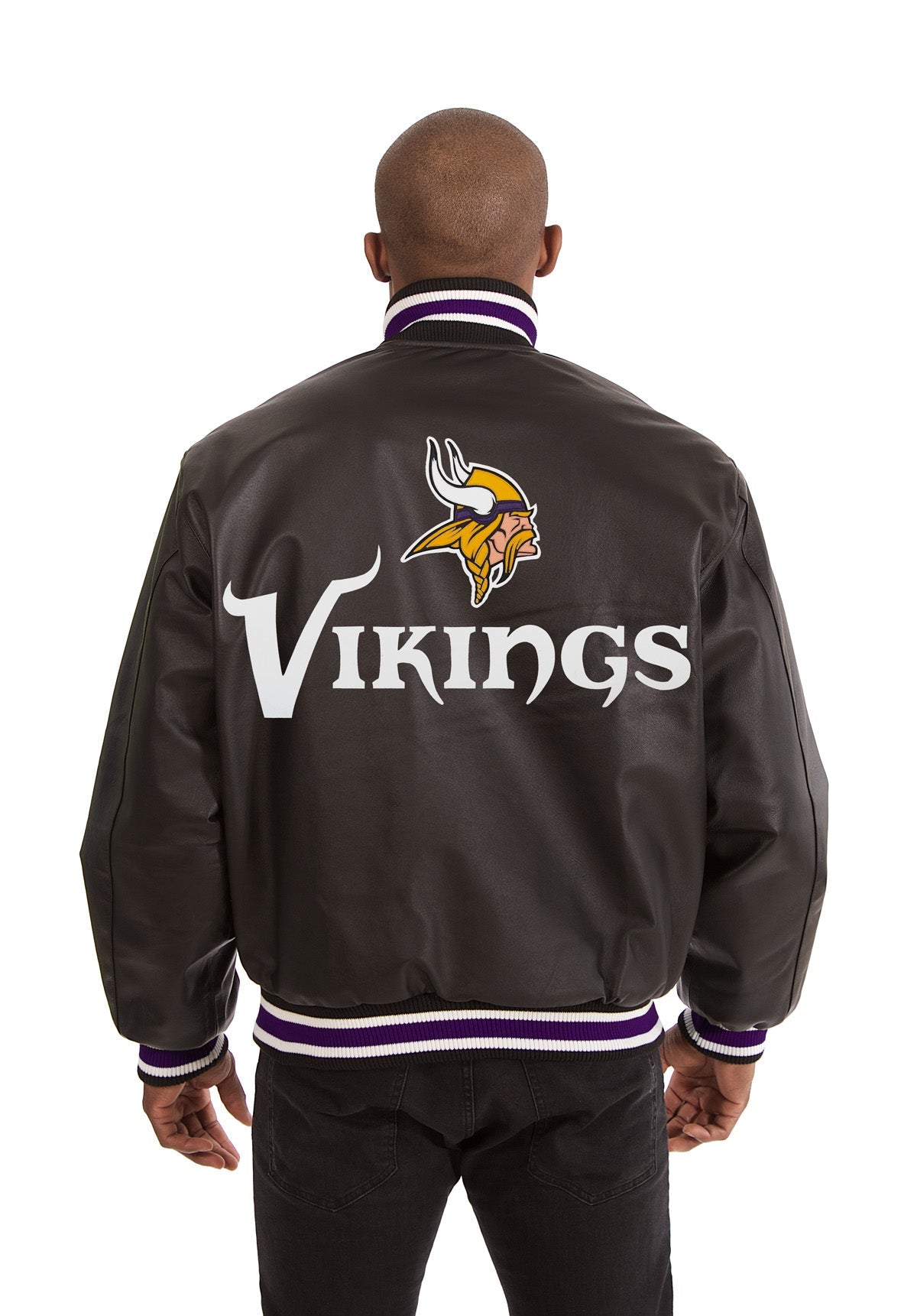 Minnesota Vikings Full Leather Jacket