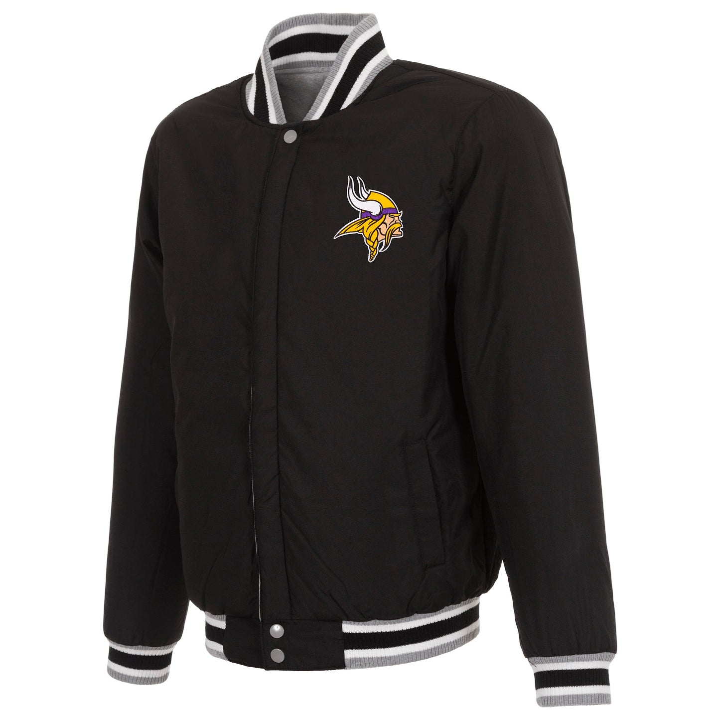 Minnesota Vikings Reversible Two-Tone Fleece Jacket