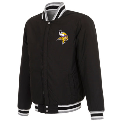 Minnesota Vikings Reversible Two-Tone Fleece Jacket
