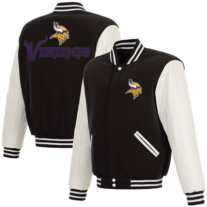 Minnesota Vikings Reversible Varsity Jacket