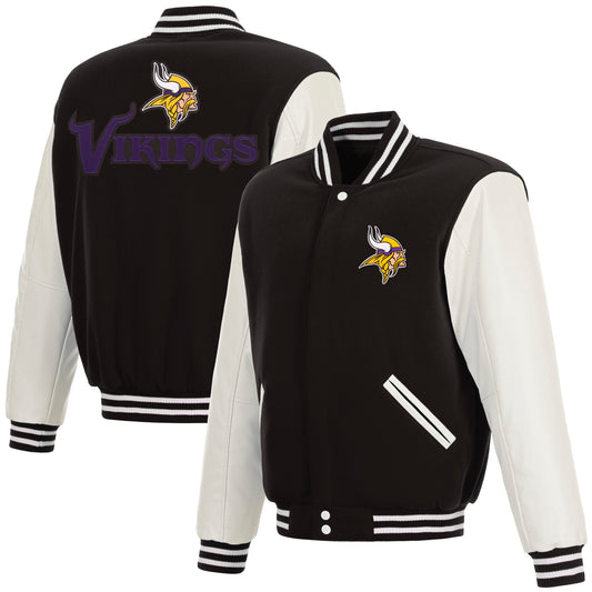Minnesota Vikings Reversible Varsity Jacket