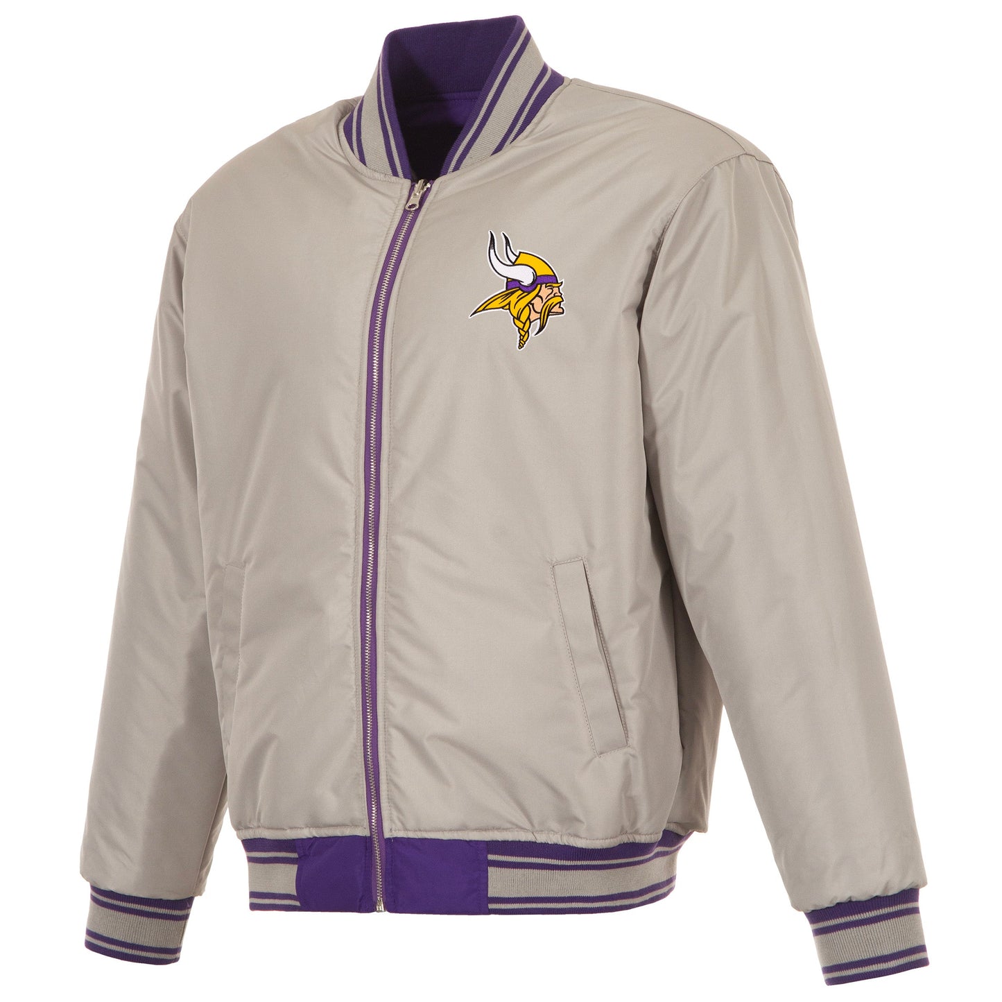 Minnesota Vikings Reversible Flight Jacket