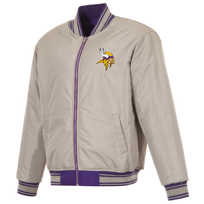 Minnesota Vikings Reversible Flight Jacket