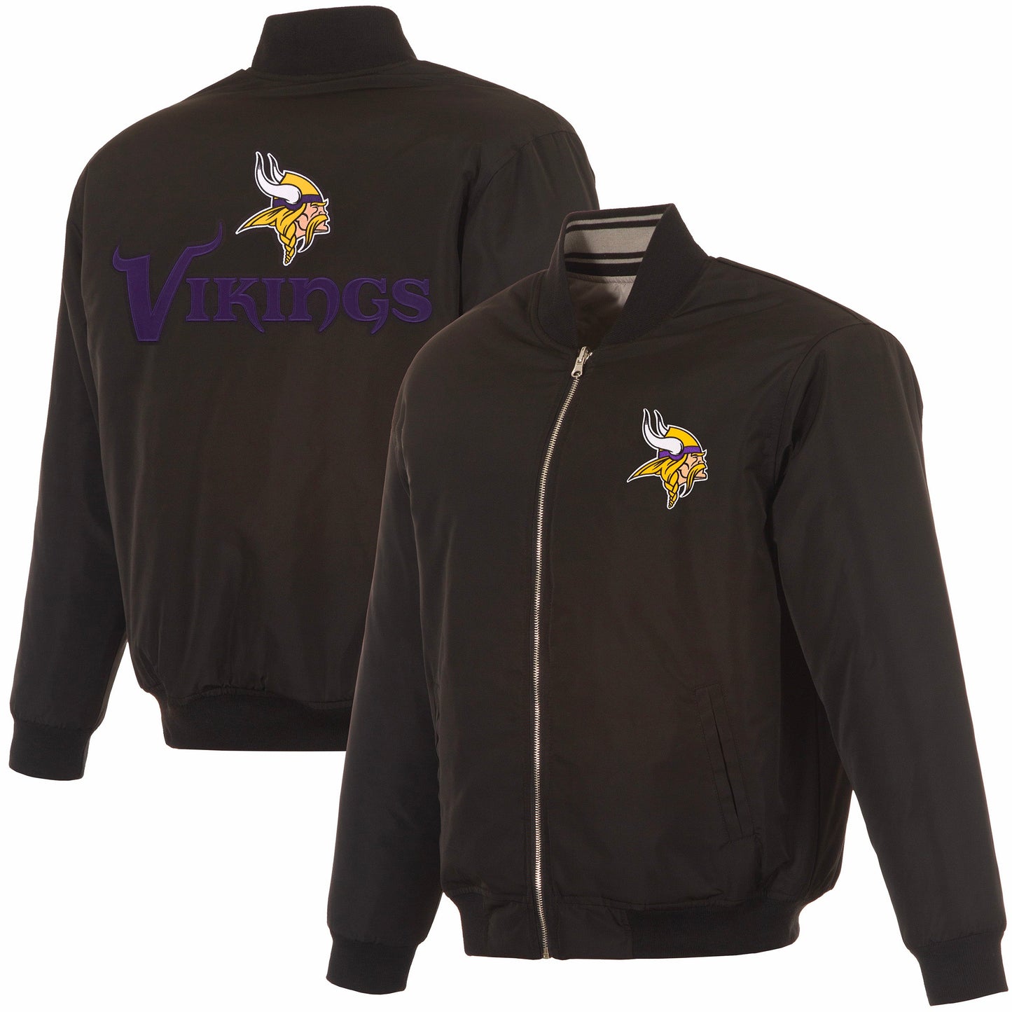 Minnesota Vikings Reversible Flight Jacket