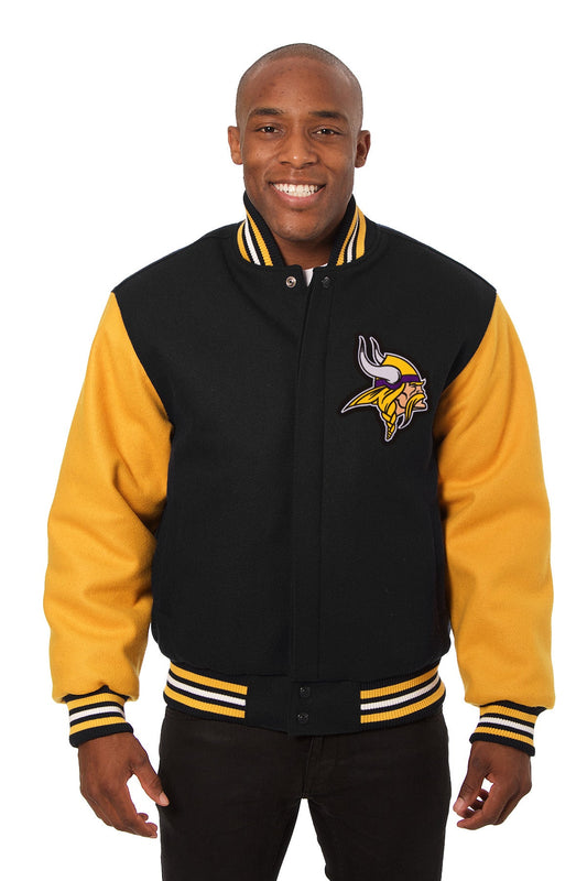 Minnesota Vikings Embroidered Wool Jacket
