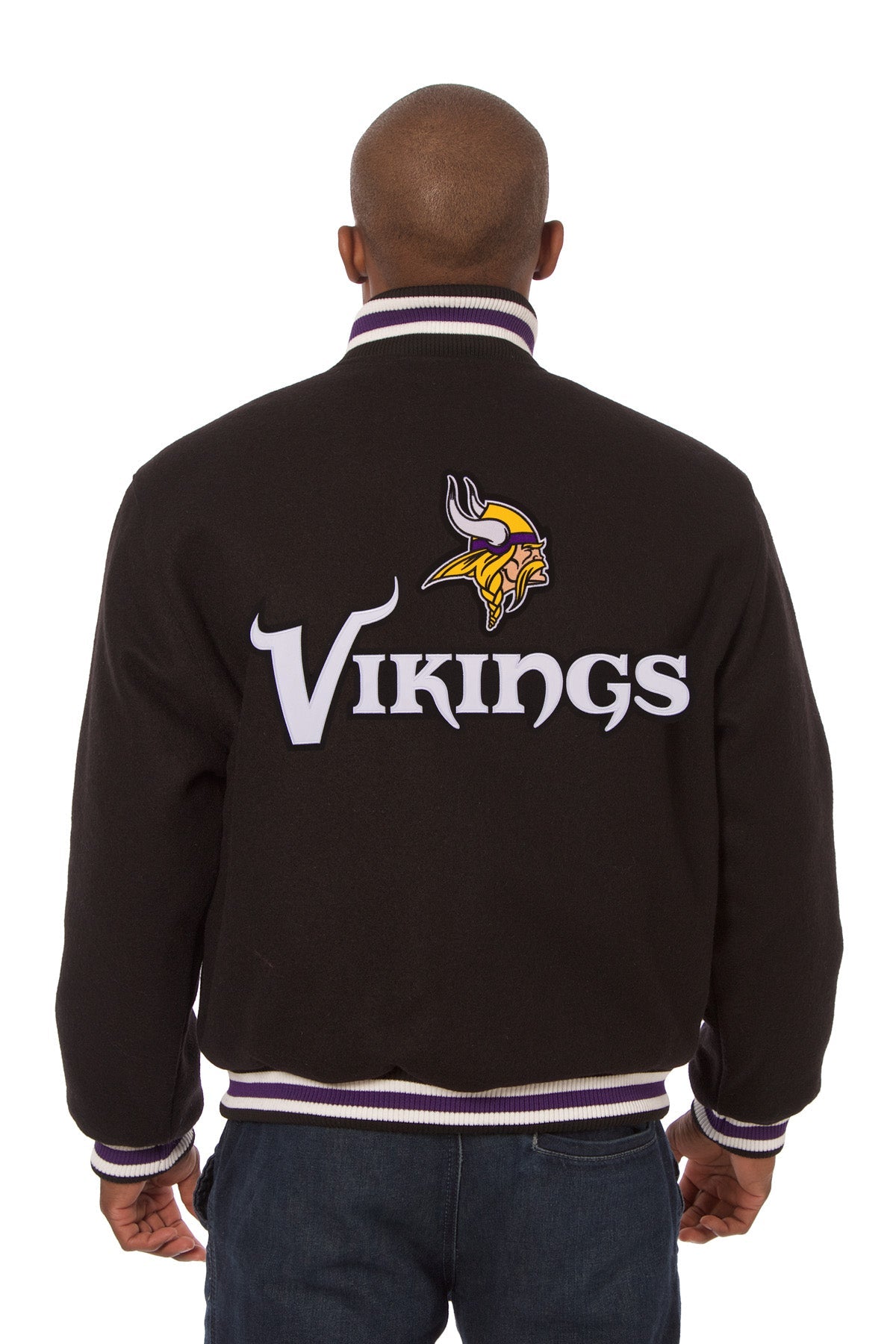 Minnesota Vikings Embroidered Wool Jacket