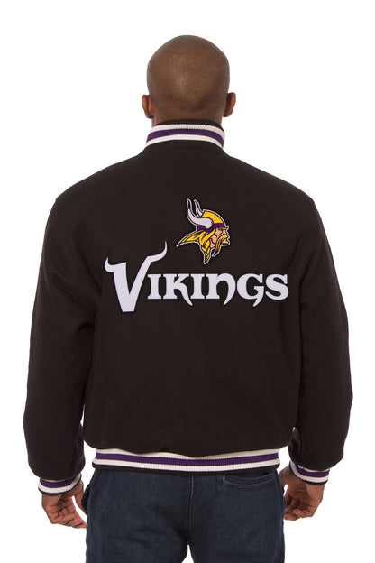 Minnesota Vikings Embroidered Wool Jacket