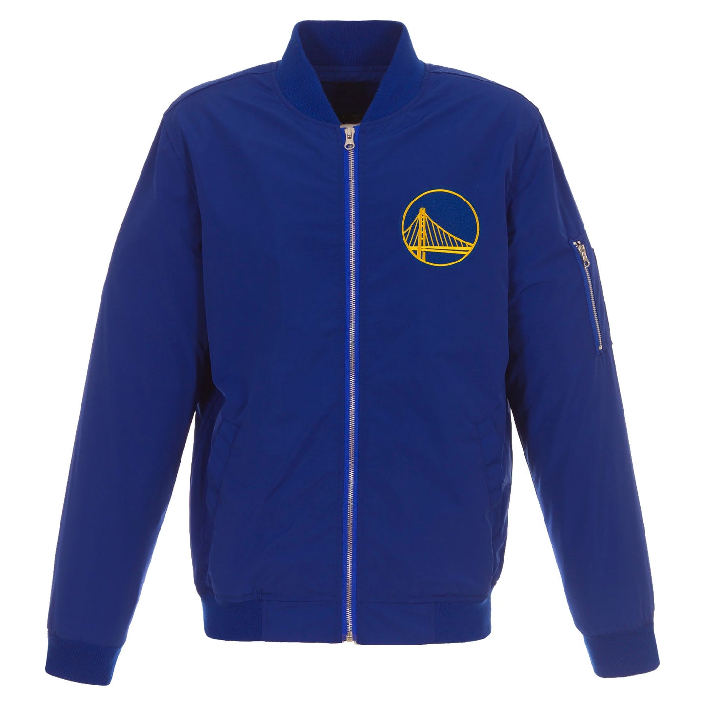 Golden State Warriors Nylon Bomber Jacket