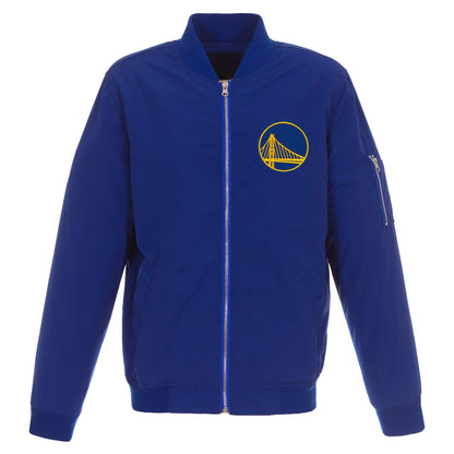 Golden State Warriors Nylon Bomber Jacket