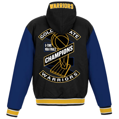 Golden State Warriors Championship Reversible Poly-Twill Jacket