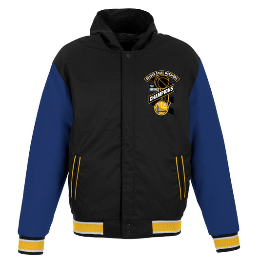 Golden State Warriors Championship Reversible Poly-Twill Jacket