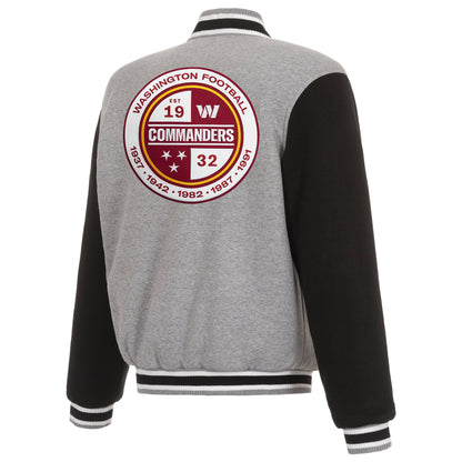 Washington Commanders Reversible Two-Tone Fleece Jacket