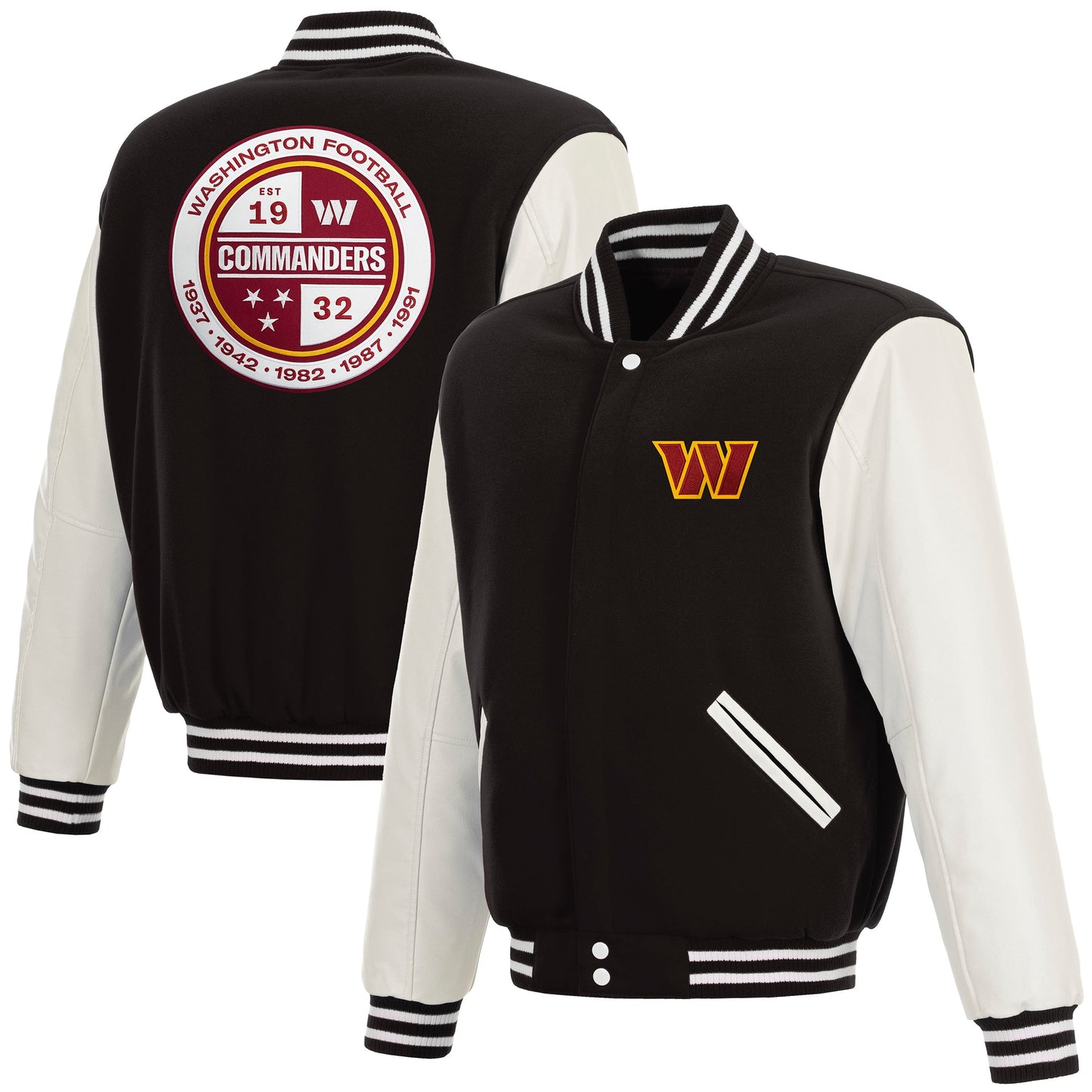Washington Commanders Reversible Varsity Jacket