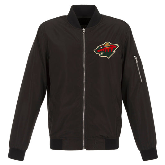 Minnesota Wild Nylon Bomber Jacket