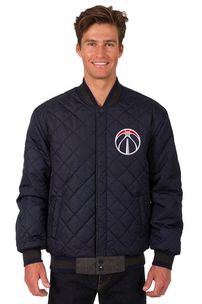 Washington Wizards Reversible Wool and Leather Jacket