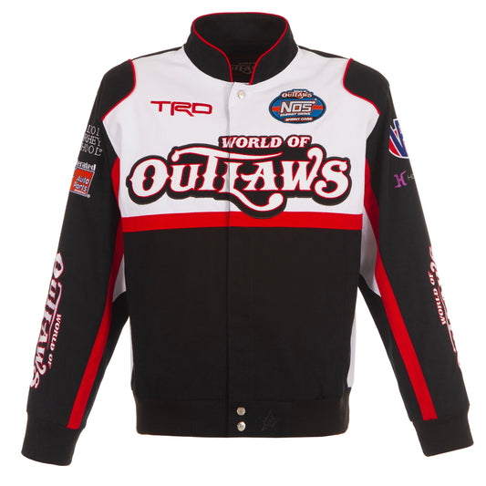 World of Outlaws Twill Racer Jacket