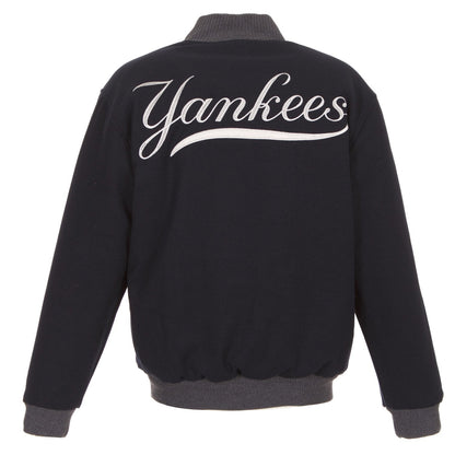 New York Yankees Reversible Wool Jacket