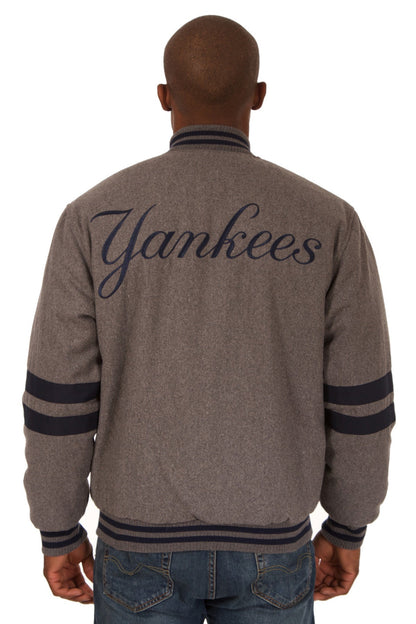 New York Yankees Reversible Wool Jacket