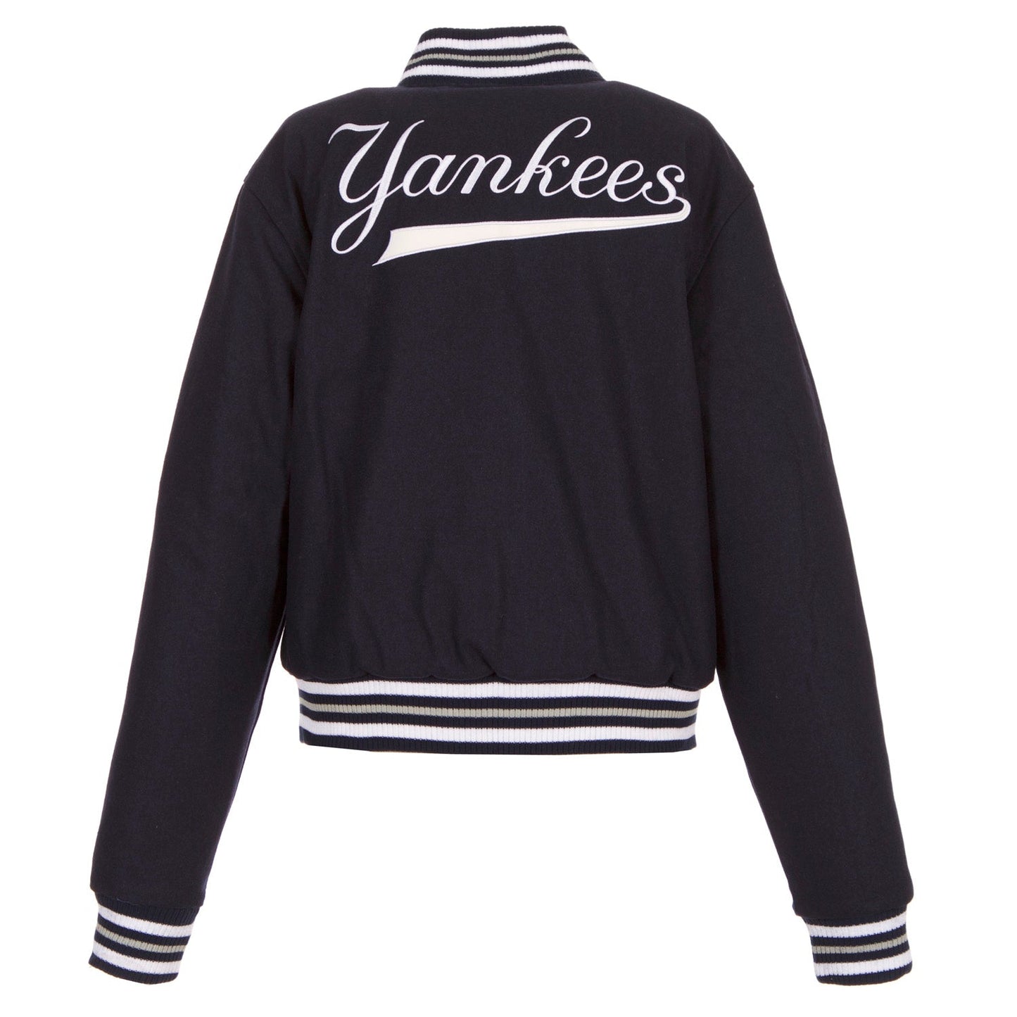 New York Yankees Ladies Reversible Wool Jacket