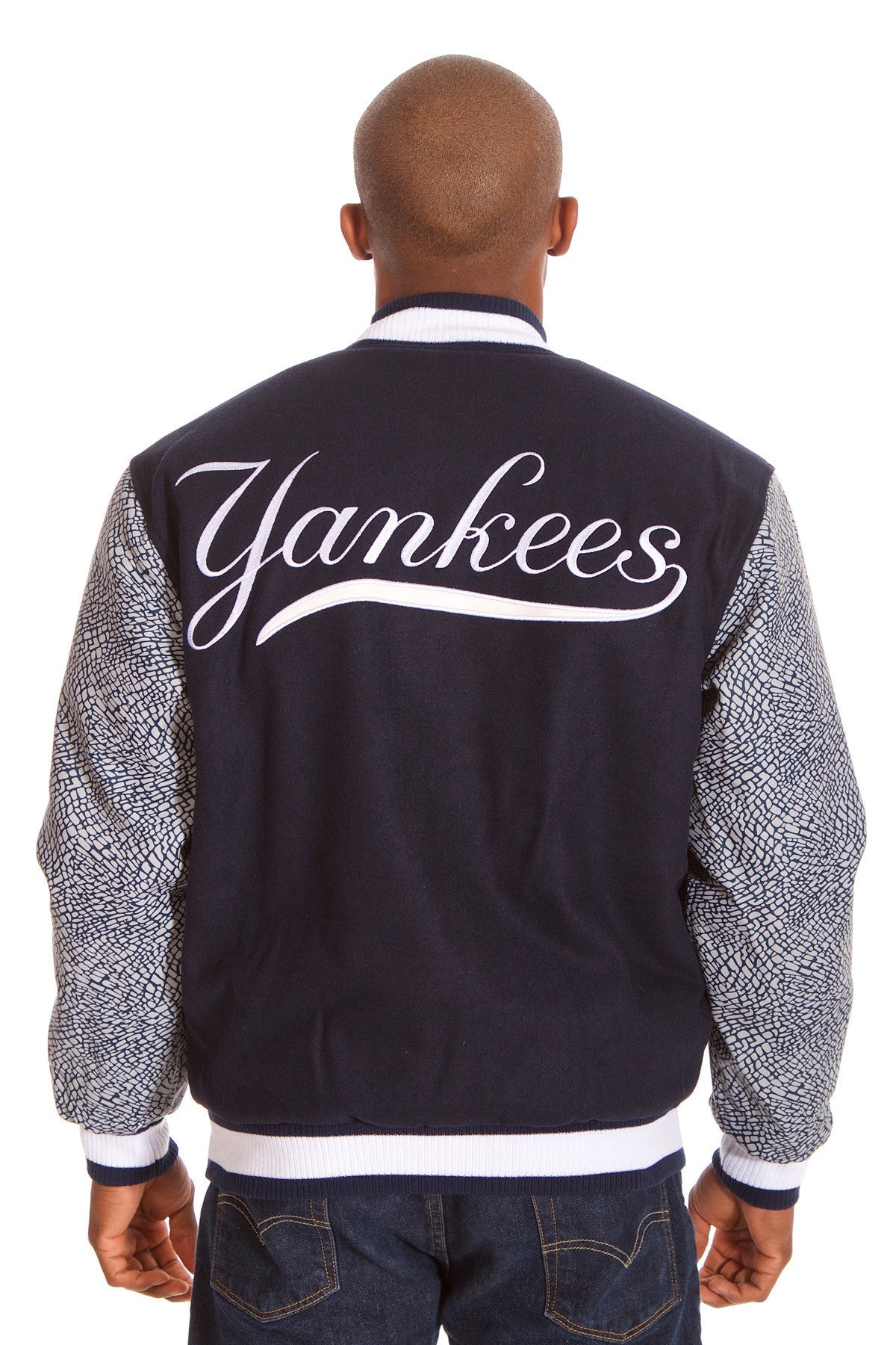 New York Yankees Reversible Melton Jacket