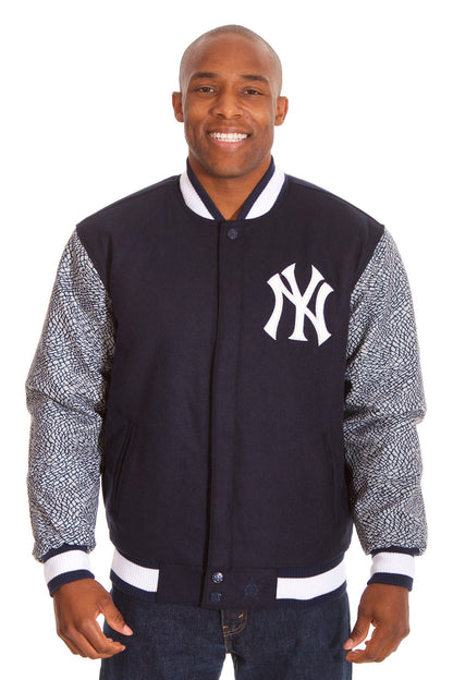 New York Yankees Reversible Melton Jacket