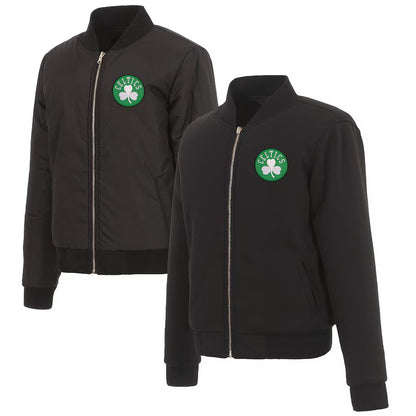 Boston Celtics Ladies Reversible Fleece Jacket