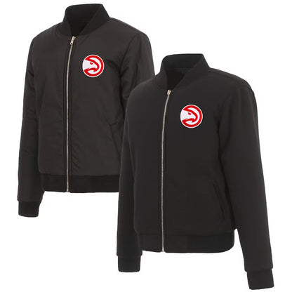 Atlanta Hawks Ladies Reversible Fleece Jacket