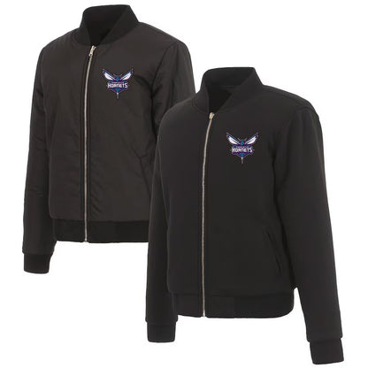 Charlotte Hornets Ladies Reversible Fleece Jacket