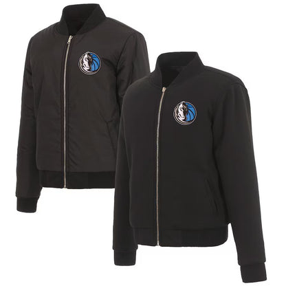 Dallas Mavericks Ladies Reversible Fleece Jacket