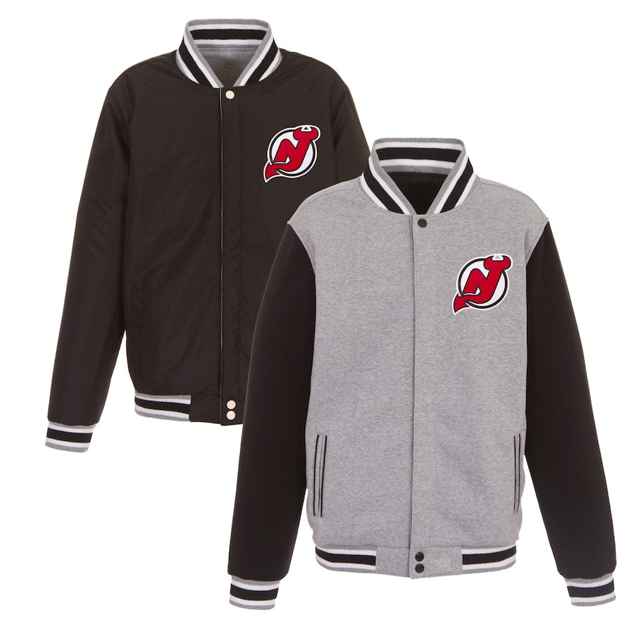 New Jersey Devils Reversible Two-Tone Fleece Jacket
