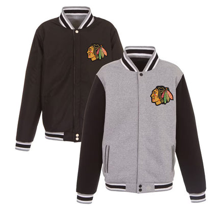 Chicago Blackhawks Two-tone Fleece Jacket