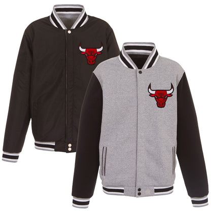 Chicago Bulls Reversible Fleece Jacket