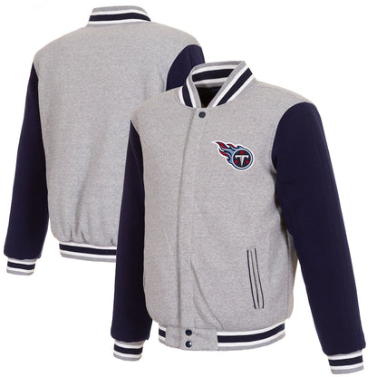 Tennessee Titans Reversible Two-Tone Fleece Jacket