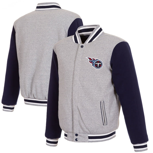 Tennessee Titans Reversible Two-Tone Fleece Jacket
