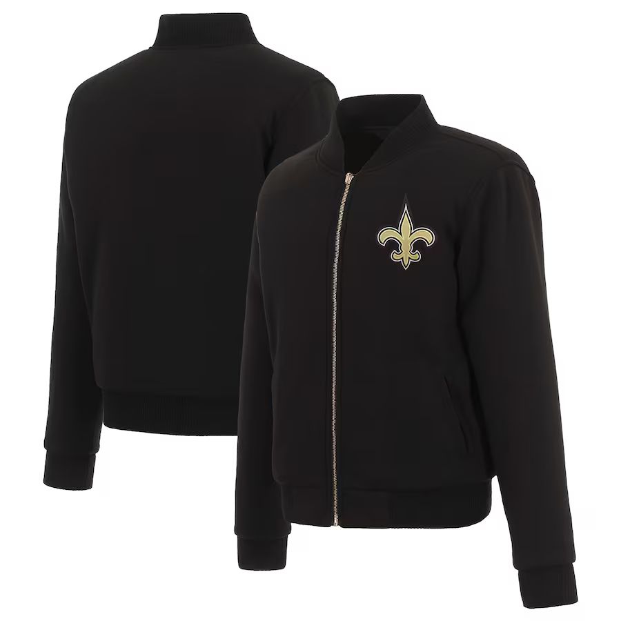 New Orleans Saints Ladies Reversible Fleece Jacket