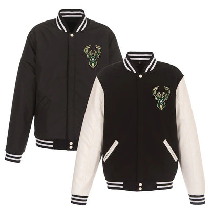 Milwaukee Bucks Reversible Varsity Jacket